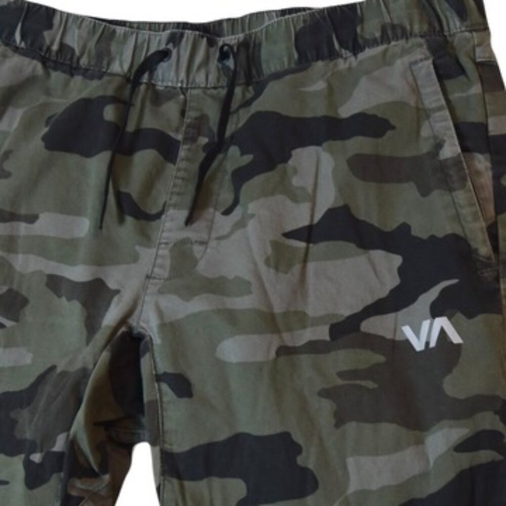 RVCA Camo Jogger Pants Streetwear Skater Surfer Skatecore Athleisure Casual M - Picture 3 of 10